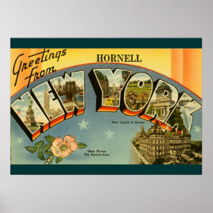 Affiche Cartes postales vintage de New York
