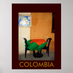 AFFICHE CARTHAGÈNE, COLOMBIE