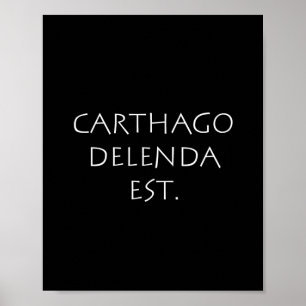 Affiche Carthago delenda est