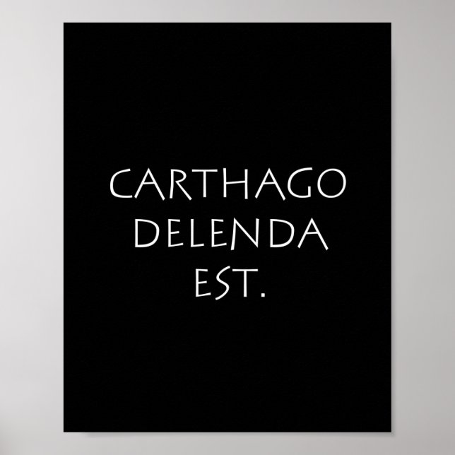 Affiche Carthago delenda est (Devant)