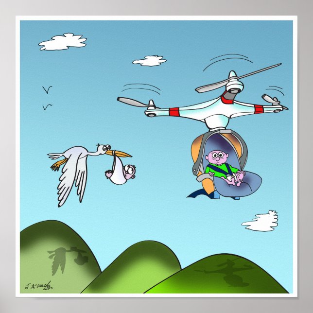 Affiche Carton de drone 9482 (Devant)