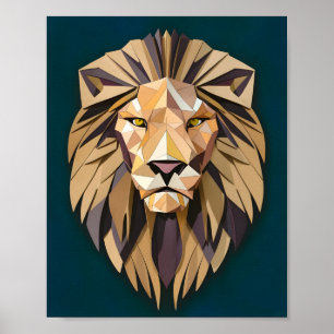 Affiche Carton Lion Majesty