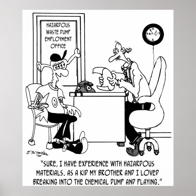 Affiche Cartoon chimique 8791 (Devant)