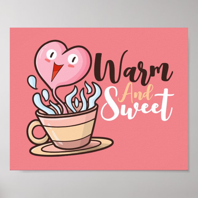 Affiche Cartoon personnalisable Cartoon Aroma (Devant)