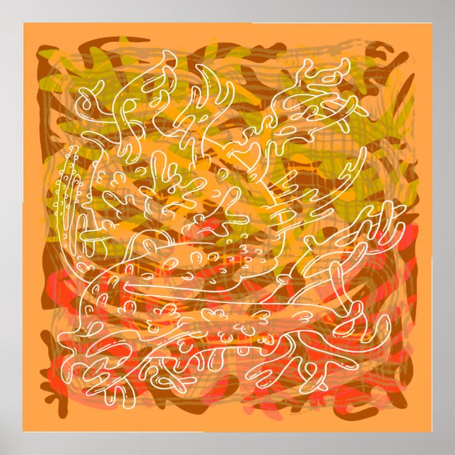 Affiche Cartoonish Organisme (Devant)