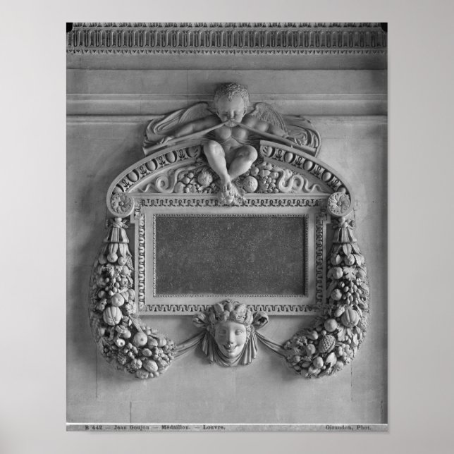 Affiche Cartouche de la Tribune des Caryatides (Devant)