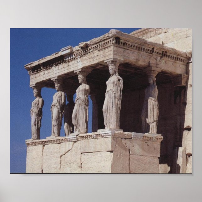 Affiche Caryatides Athènes (Devant)