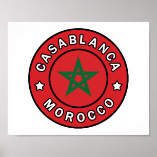 Affiche Casablanca Morocco