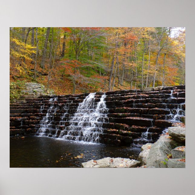 Affiche Cascade à Laurel Hill State Park I (Devant)