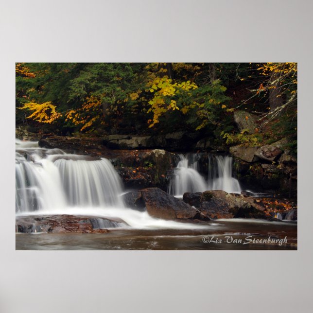 Affiche Cascade d'automne (Devant)