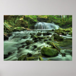 Affiche Cascade de canyon de Cloudland