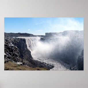 Affiche Cascade de Dettifoss dans le parc national de Vatn