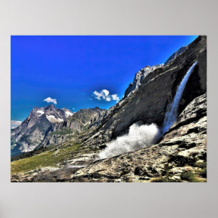 Affiche Cascade de Grindelwald