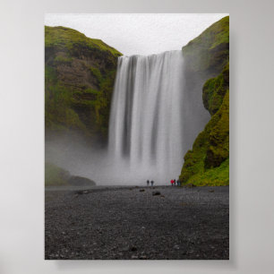 Affiche cascade de Skofafoss