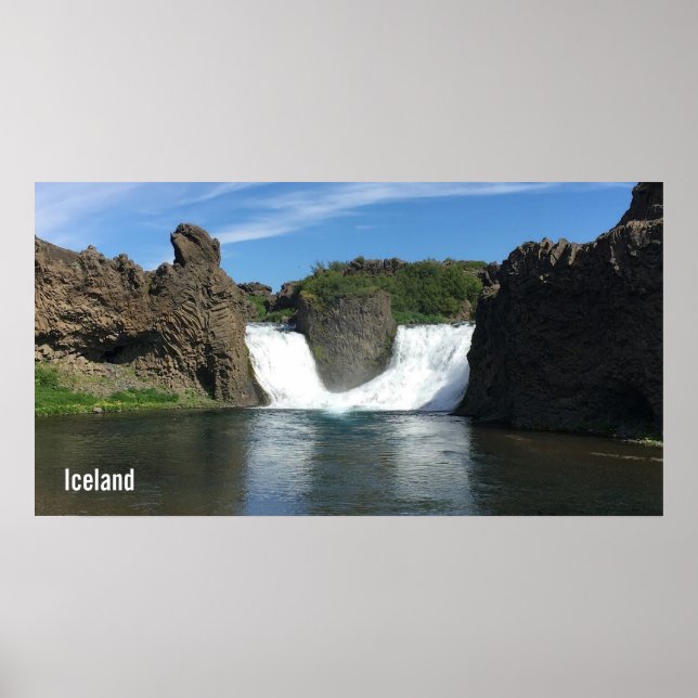 Affiche Cascade d'Islande (Devant)