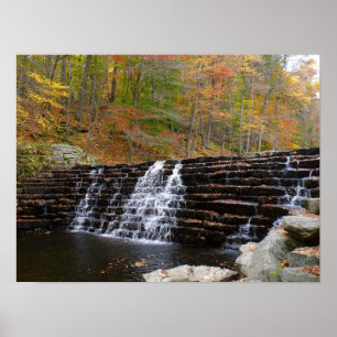 Affiche Cascade du parc national Laurel Hill I