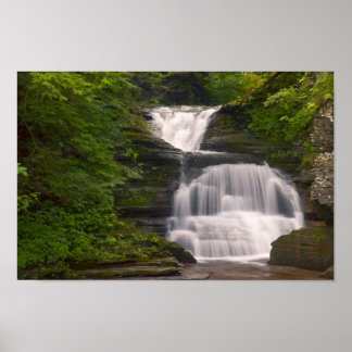 Affiche Cascade Finger Lakes Imprimer