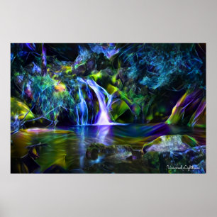 Affiche Cascade fractale