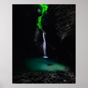 Affiche Cascade Kozjak dans toute sa gloire