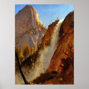 Affiche Cascade Liberty Cap Parc Yosemite 1873