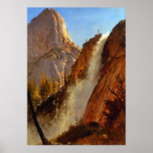 Affiche Cascade Liberty Cap Parc Yosemite 1873