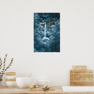 Affiche Cascade magique Peričnik à Mojstrana, Slovénie