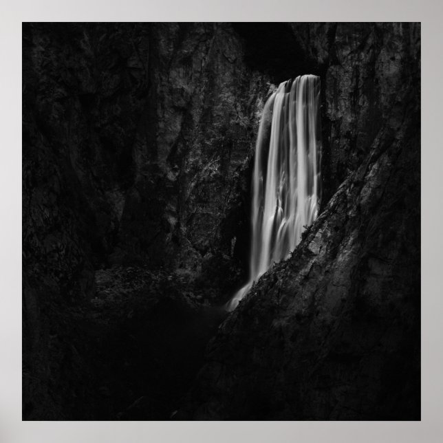 Affiche Cascade majestueuse Boka en Slovénie (Devant)