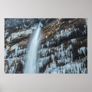 Affiche Cascade Peričnik à Mojstrana, Slovénie