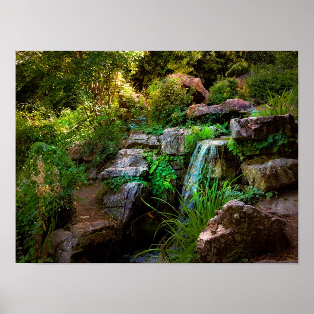 Affiche Cascade pittoresque photo dans Japanese Rock Garde (Devant)