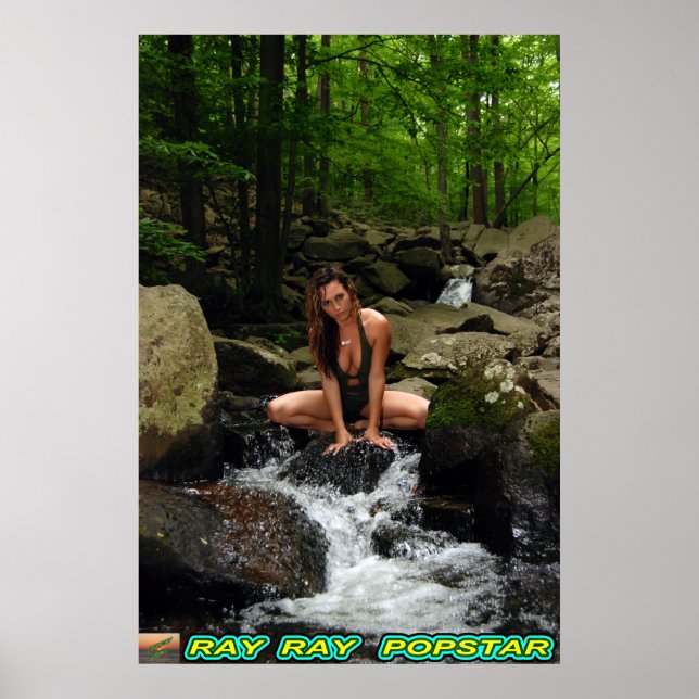 Affiche Cascade Ray Ray Popstar N°4 (Devant)