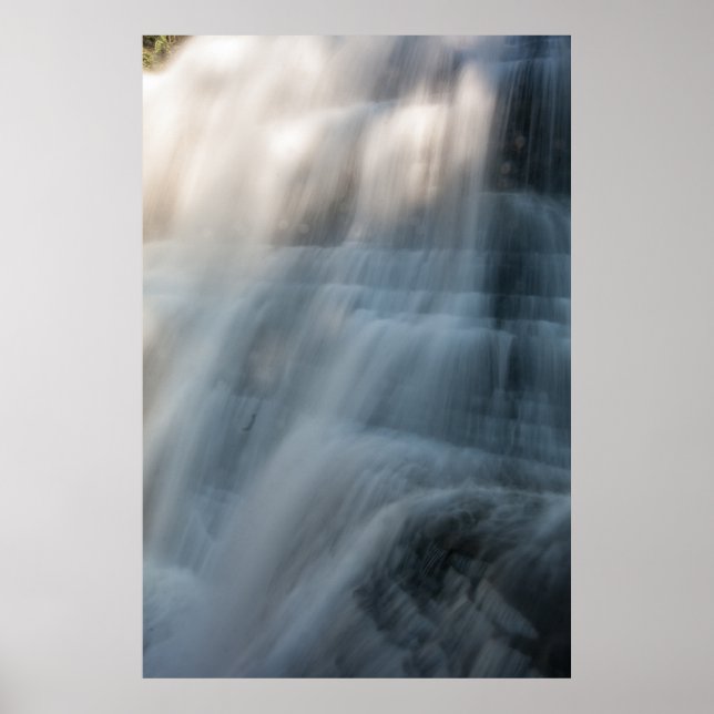 Affiche Cascade, Robert H Treman State Park, New York (Devant)