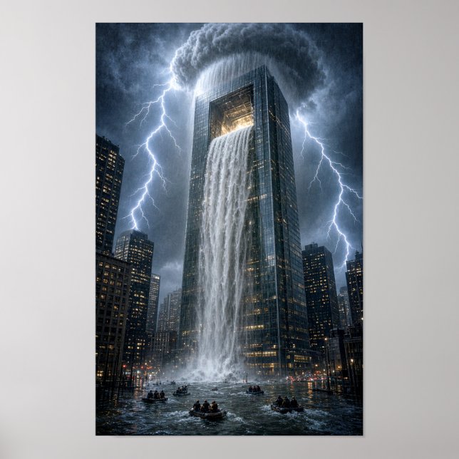Affiche Cascade Urbaine (Devant)