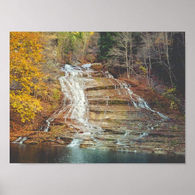 Affiche Cascades de Butmilk Falls Nature (Devant)