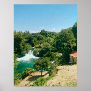 Affiche Cascades de Krka - Parc national de Krka - Croatie