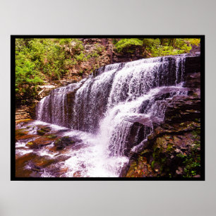 AFFICHE CASCADILLA GORGE ITHACA NEW YORK