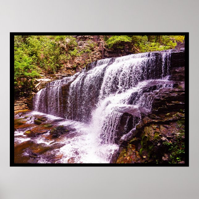 AFFICHE CASCADILLA GORGE ITHACA NEW YORK (Devant)