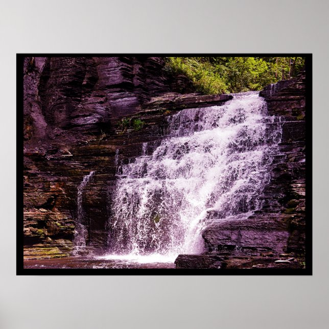 AFFICHE CASCADILLA GORGE ITHACA NEW YORK (Devant)