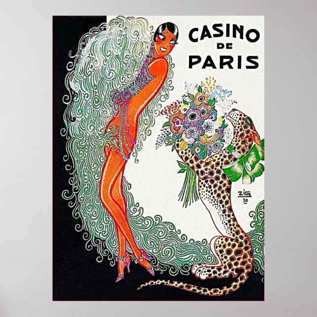 Affiche Casino de Paris - Glamour des Années folles (Devant)