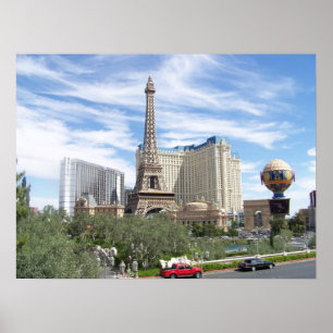 Affiche Casino Las Vegas, nanovolt de Paris