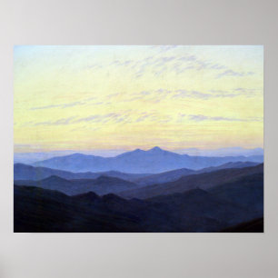 Affiche Caspar David Friedrich Riesengebirge