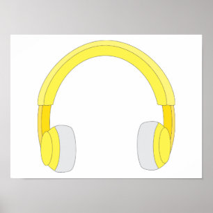 Affiche Casque audio