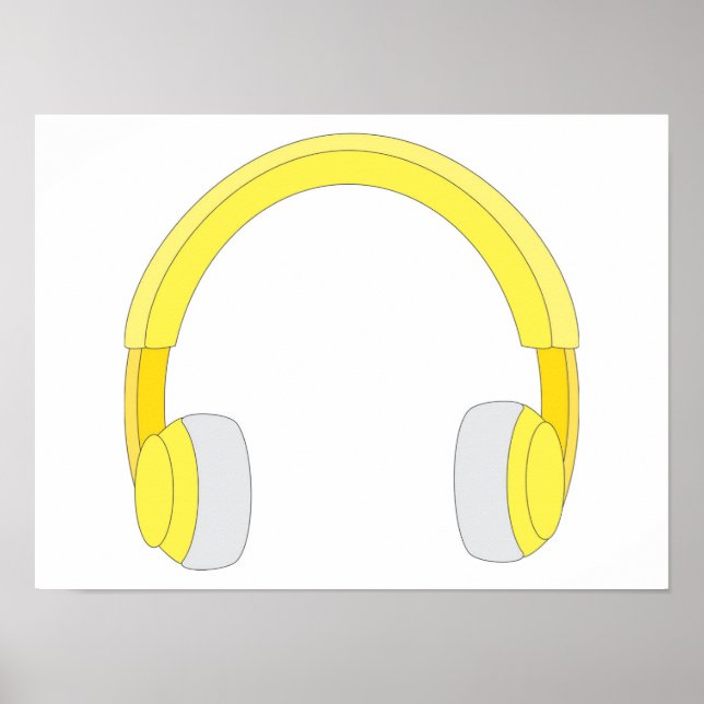 Affiche Casque audio (Devant)
