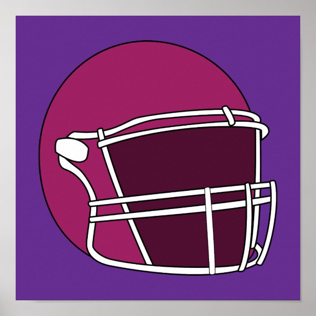 Affiche Casque de football (Devant)