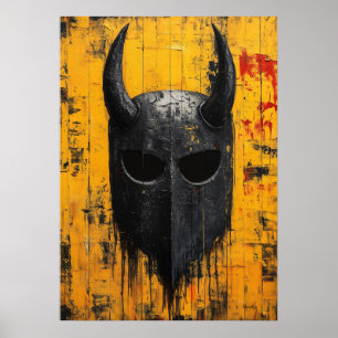 Affiche Casque de guerre Viking – Héritage du guerrier nor