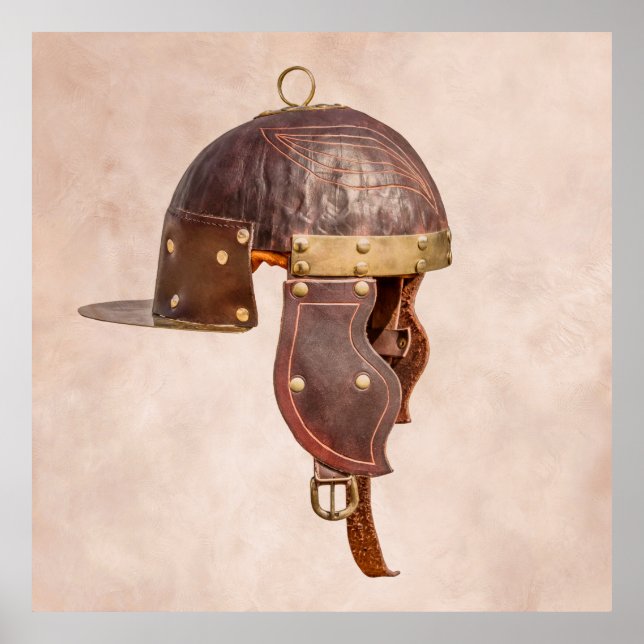 Affiche Casque militaire romain antique (Devant)
