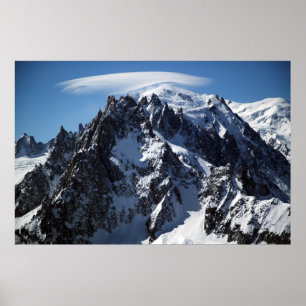 Affiche Casquette blanc : Le Sommet du Mont Blanc
