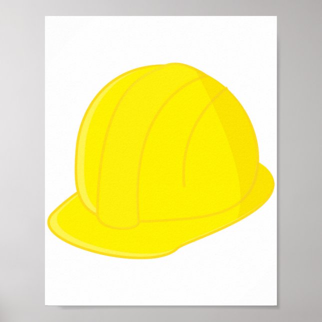 Affiche Casquette de construction (Devant)