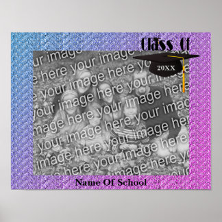 Affiche Casquette Et Tassel Graduation Frame Ajouter Votre