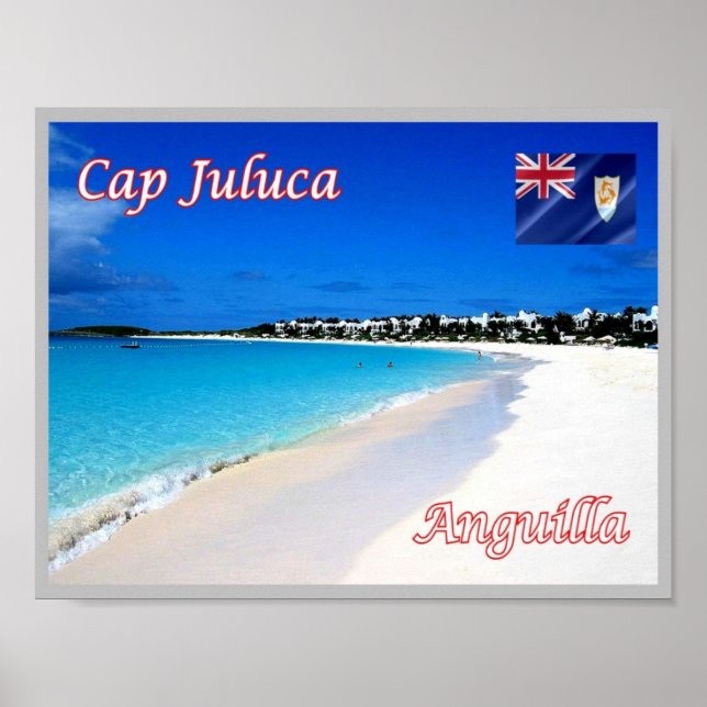 Affiche Casquette Juluca - Anguilla - (Devant)