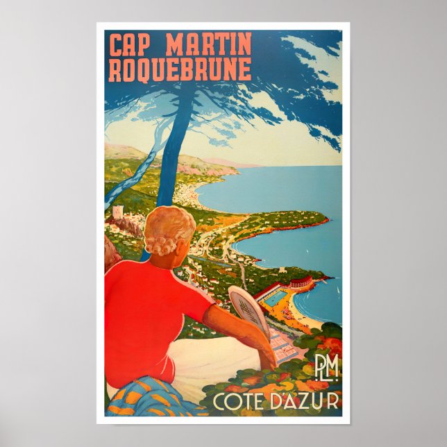 Affiche Casquette Martin Roquebrune France (Devant)